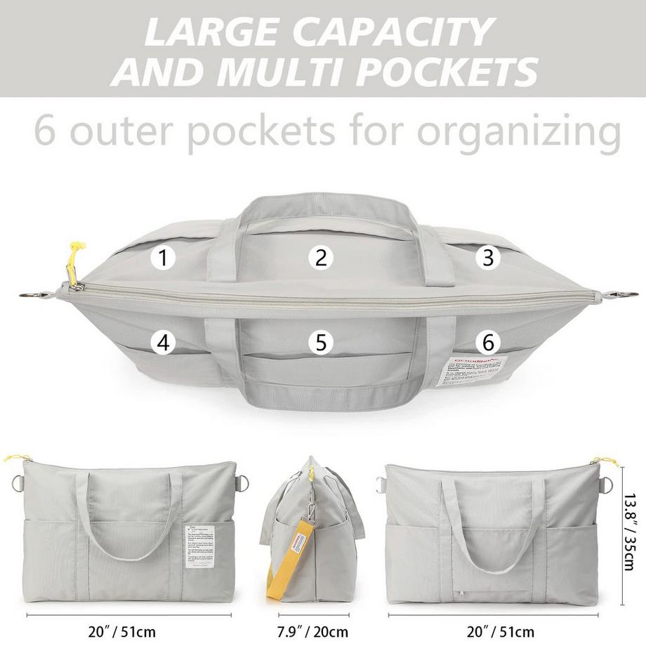 Only-bags.store Reise Duffel Bag Wasserdichte Sport Übernachtung Handgepäck Tasche  