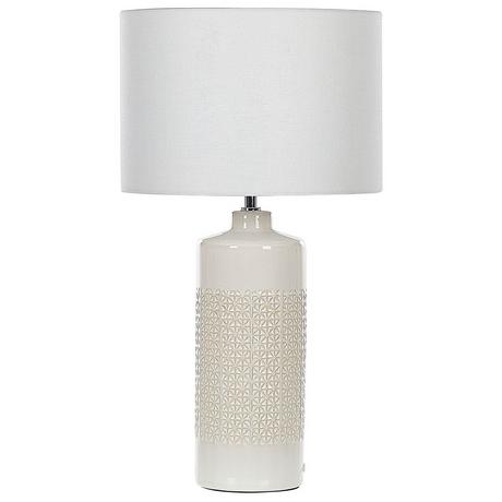 Beliani Lampe à poser en Céramique Scandinave ANSEBA  