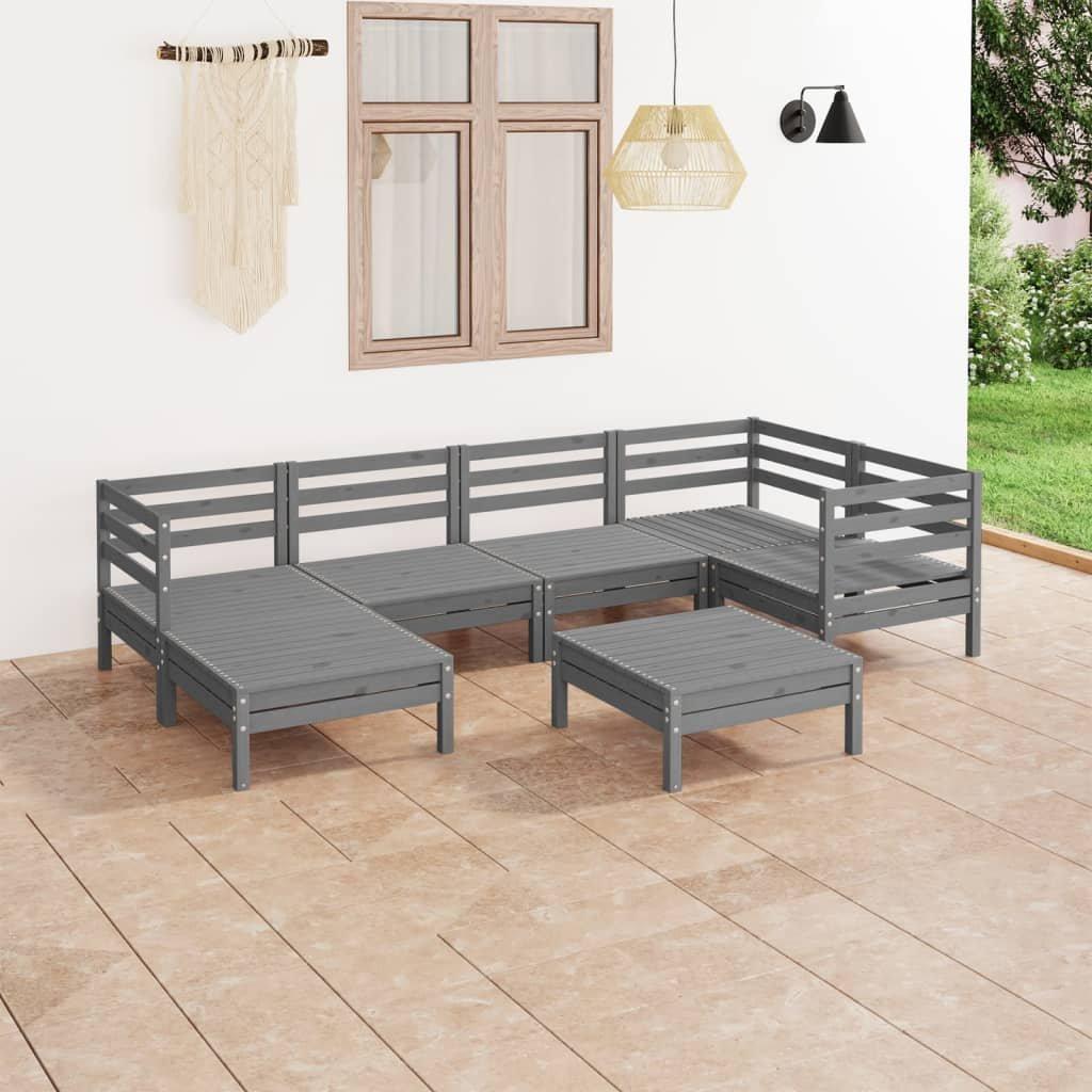 VidaXL set salotto da giardino Legno di pino  