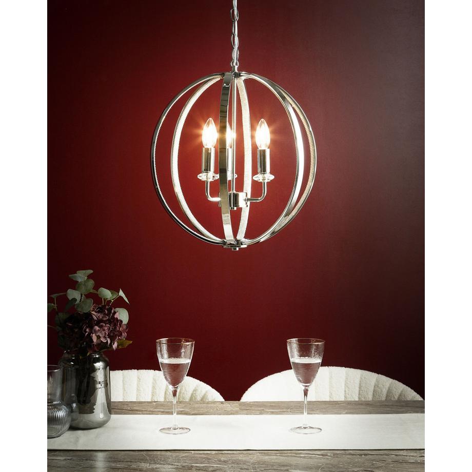 Beliani Lustre en Métal  TENOIRO  