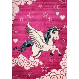 Paco Home Tapis pour enfants Einhorn  