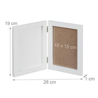 B2X Cornice portafoto bimbo con calco in gesso  