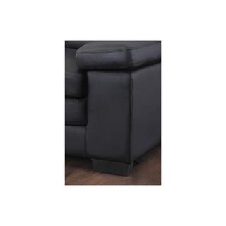 Vente-unique Couchgarnitur Leder 3+2+1 Büffelleder MIMAS  