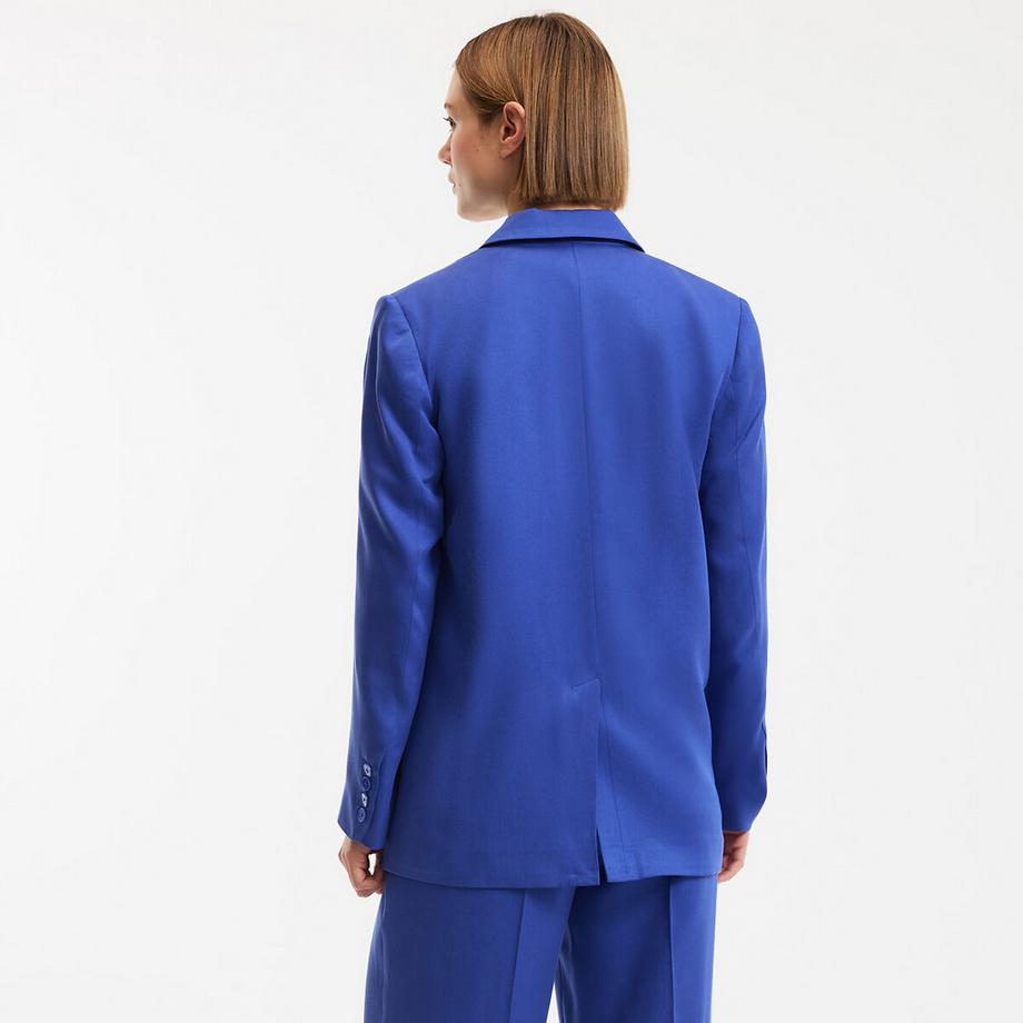 La Redoute Collections Blazer long coupe droite TENCEL™  