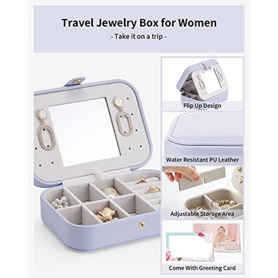 Only-bags.store  Schmuckaufbewahrung Reise Schmuckkästchen 