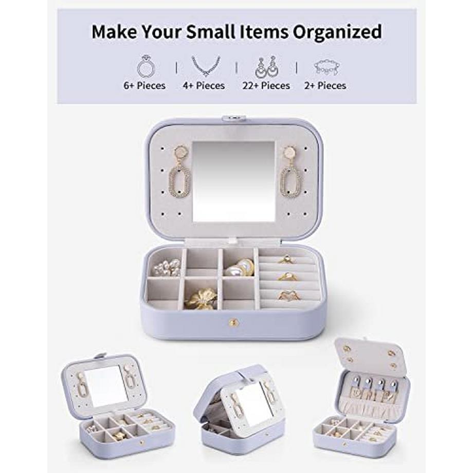 Only-bags.store  Schmuckaufbewahrung Reise Schmuckkästchen 