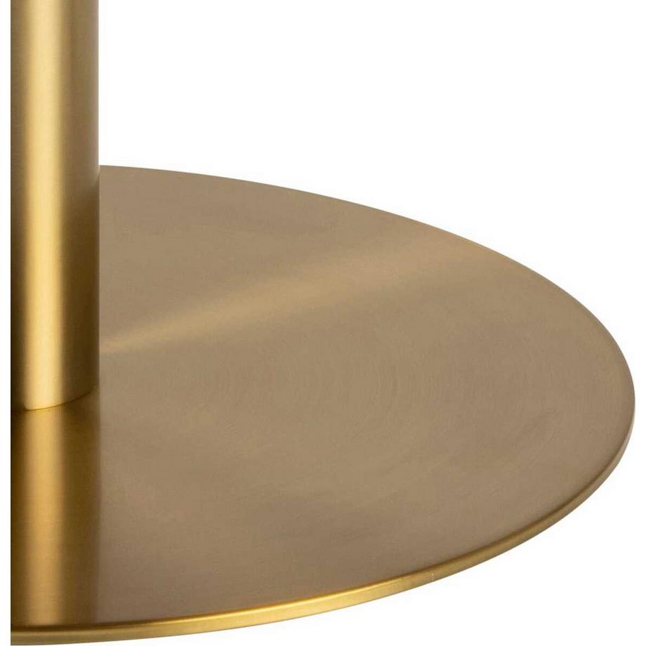 mutoni Table basse Alessandro marbre blanc ronde 80  