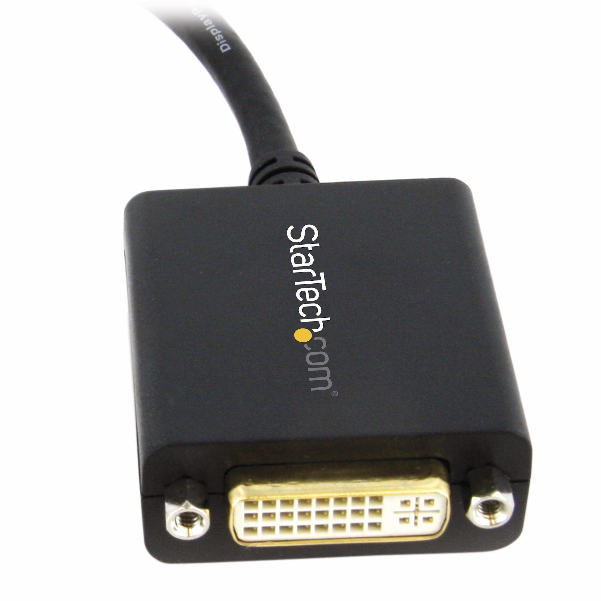 STARTECH.COM  StarTech.com DisplayPort auf DVI Adapter - DP (St) zu DVI (Bu) Video-Konverter 