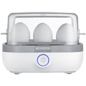 EK  Eierkocher mit Messbecher, mit Eierstecher, BPA-frei Weiß, Grau