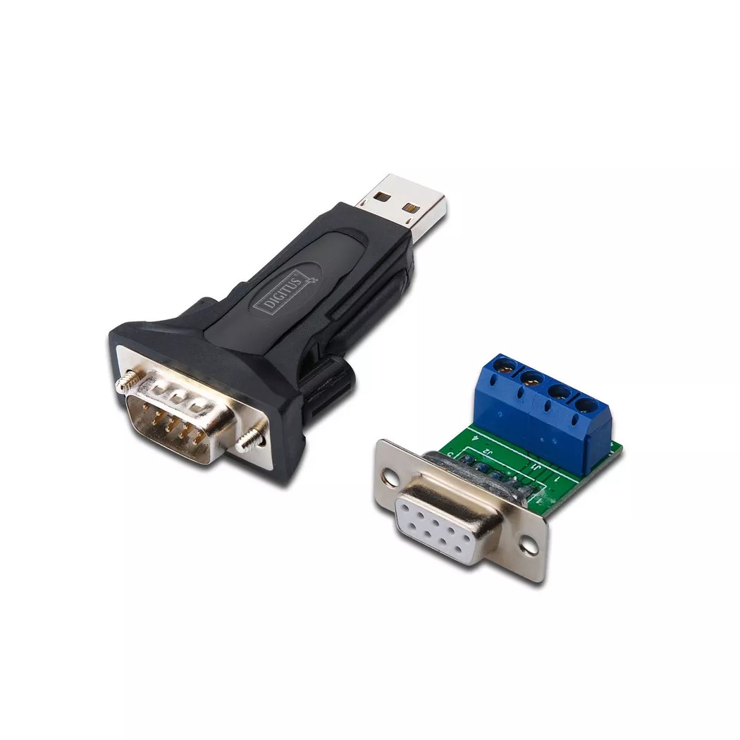 Digitus -  USB - Seriell Adapter, Schwarz