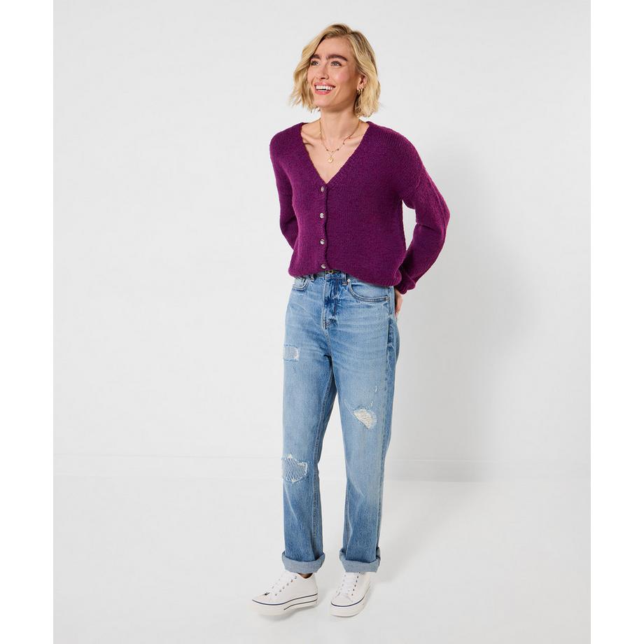 Joe Browns Cardigan à manches longues col en V avec patte de boutonnage  