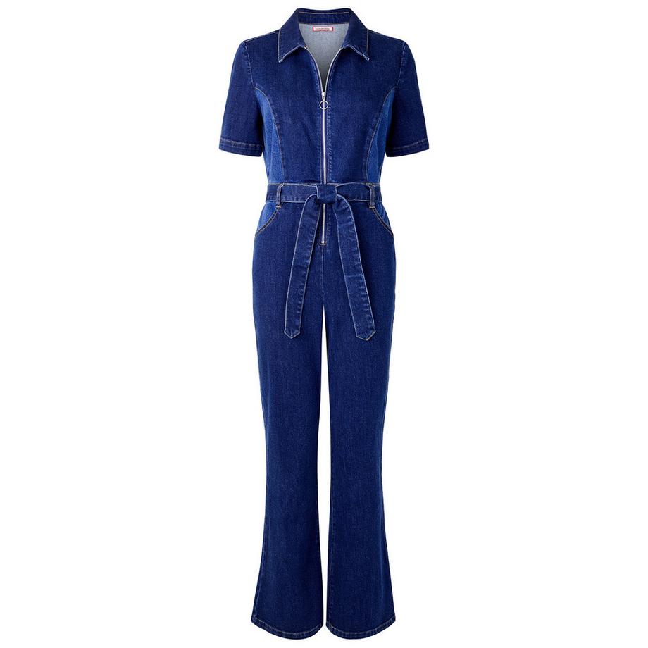 Joe Browns PETITE Tuta in Denim con Cintura e Cerniera  