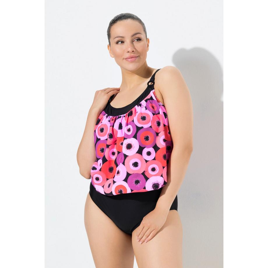 Ulla Popken Tankini Kreise Softcups Träger verstellbar  