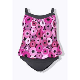 Ulla Popken Tankini Stampa Cerchi Coppe Morbide Spalline Regolabili  