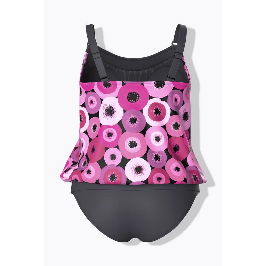 Ulla Popken Tankini Kreise Softcups Träger verstellbar  