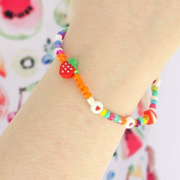 Avizar  Bracciale Telefono con Frutti Multicolor 