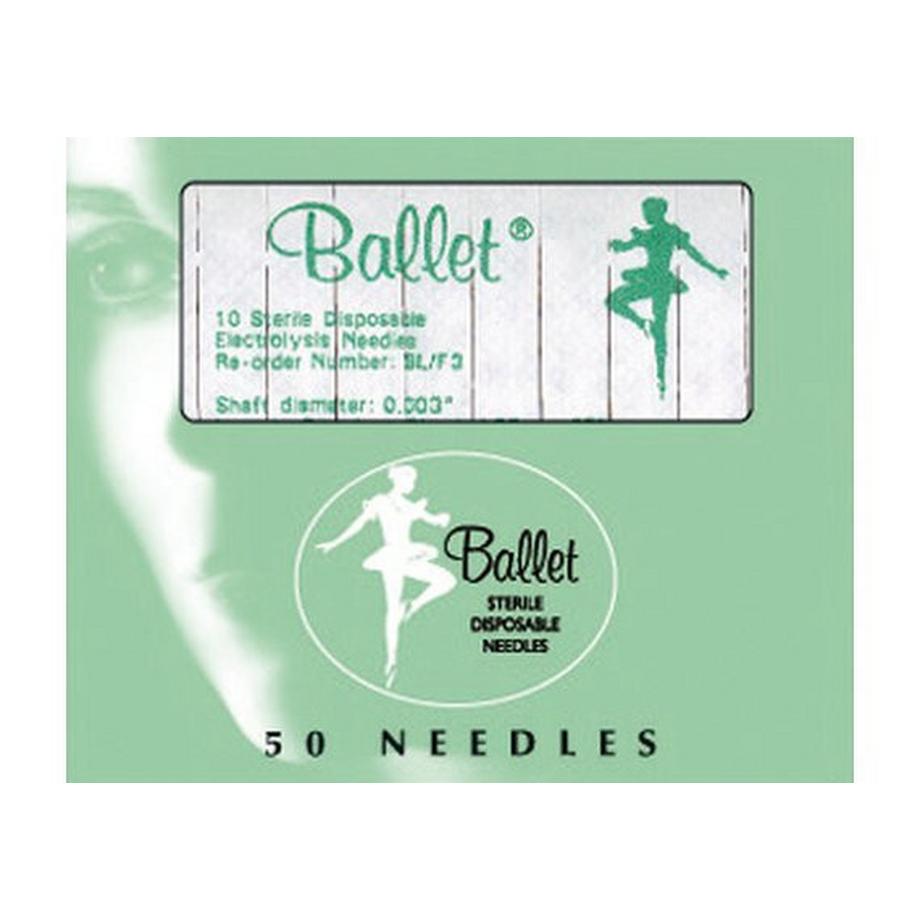 Epilationsnadeln F3 unisoliert 50 Stk.