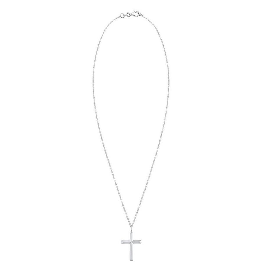 Kuzzoi  Halskette  Erbskette Kreuz Oxidiert Massiv 925 Silber 