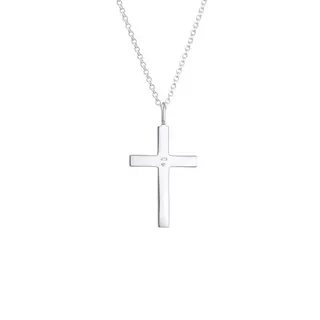 Kuzzoi Collier Herren Erbskette Kreuz Oxidiert Massiv 925 Silber | acheter  en ligne - MANOR