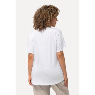 Ulla Popken  T-Shirt, Herz, Oversized, Rundhals, Halbarm 