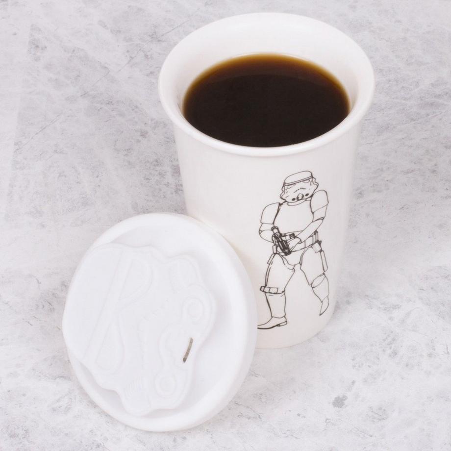 Original Stormtrooper Keramikbecher mit Silikondeckel  