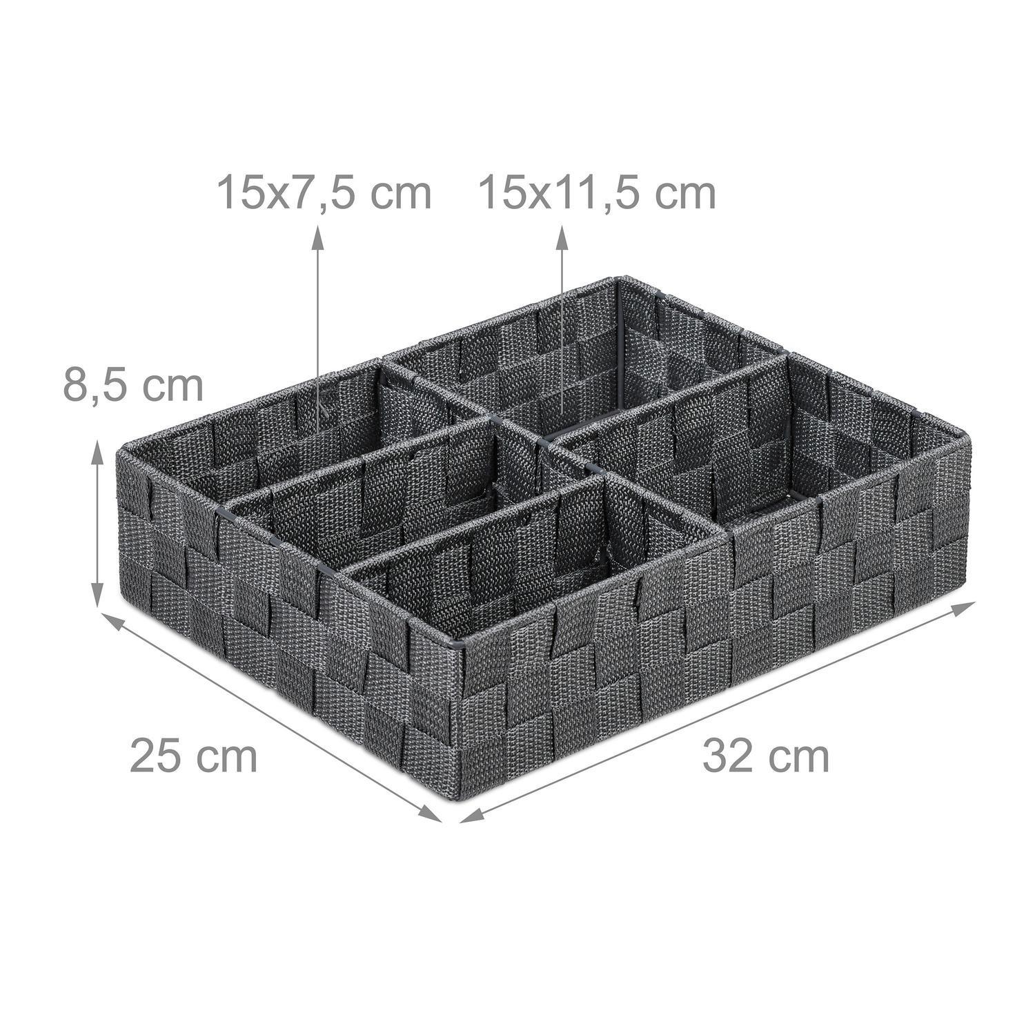 B2X Aufbewahrungskorb mit 5 Fächern  