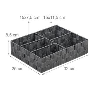 B2X Aufbewahrungskorb mit 5 Fächern  