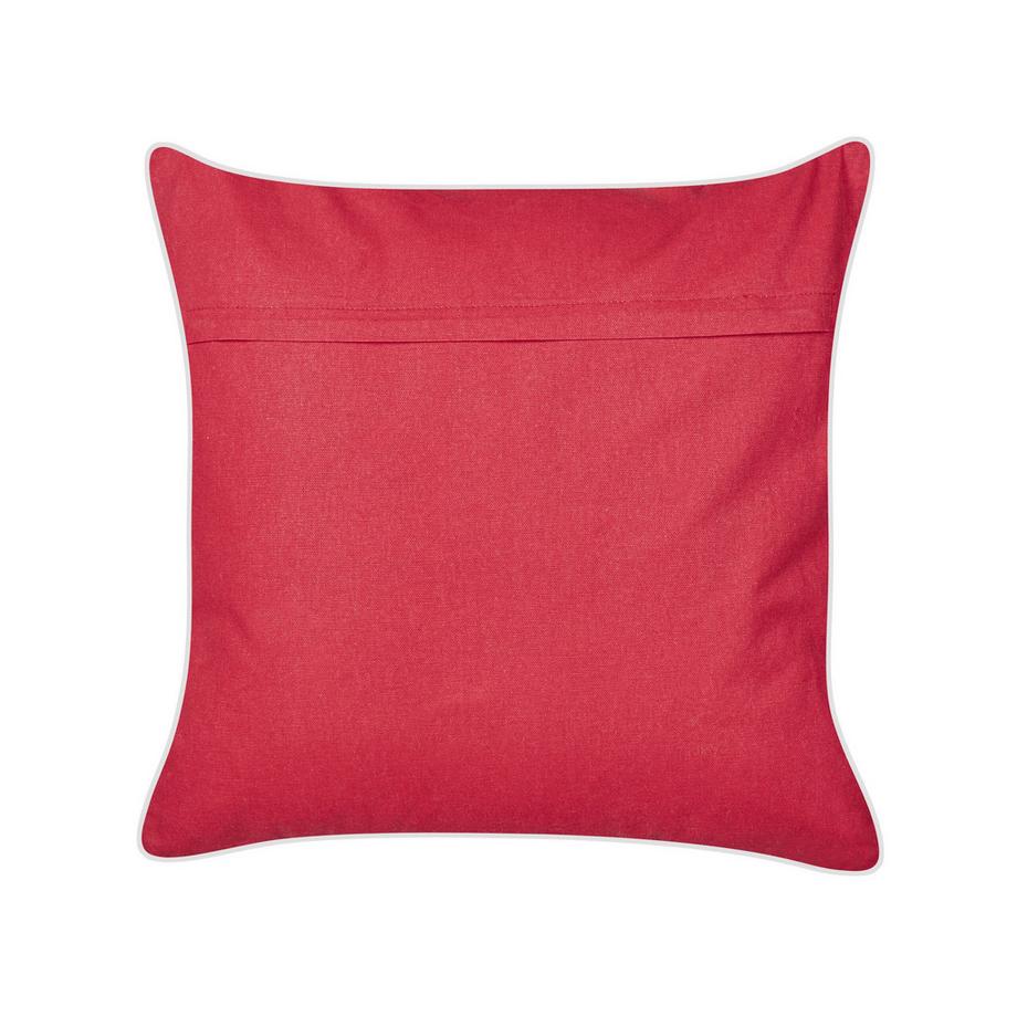 Beliani Dekokissen 2er Set aus Samtstoff Boho SIDERASIS  