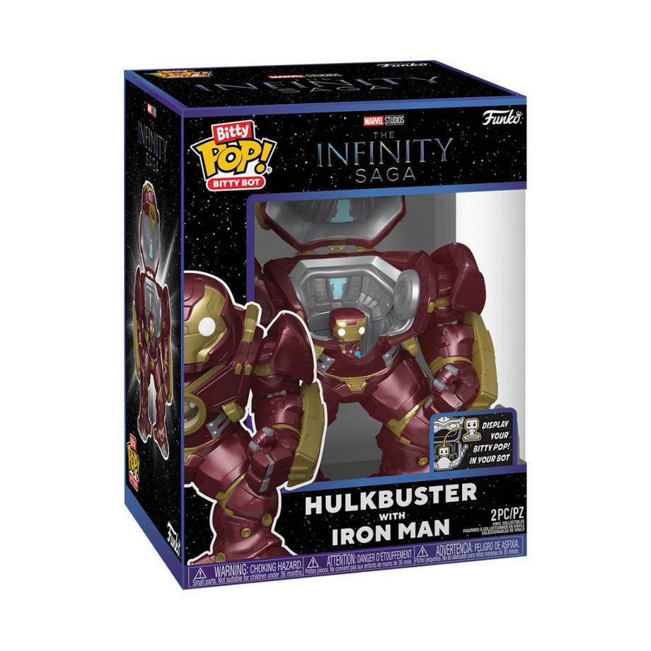Funko  Funko Bitty POP! Bots Marvel: Hulkbuster w/Iron Man 4PK 