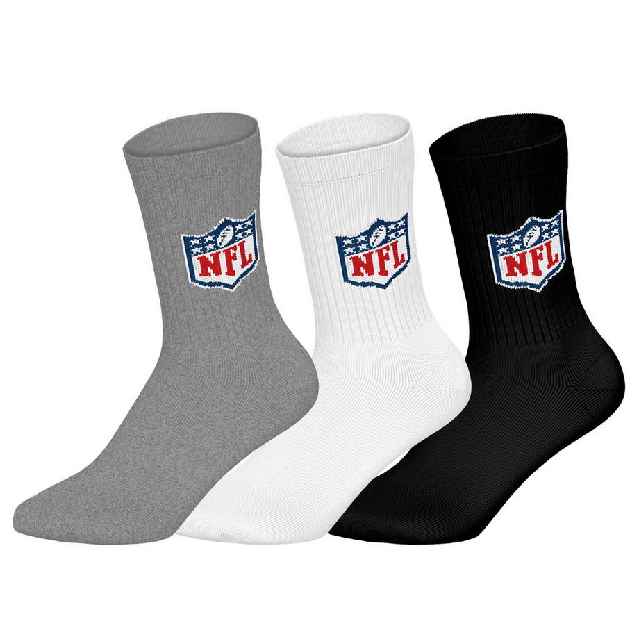 Socken  3er Pack Stretch-NFL SHIELD 3Pack Crew Socks