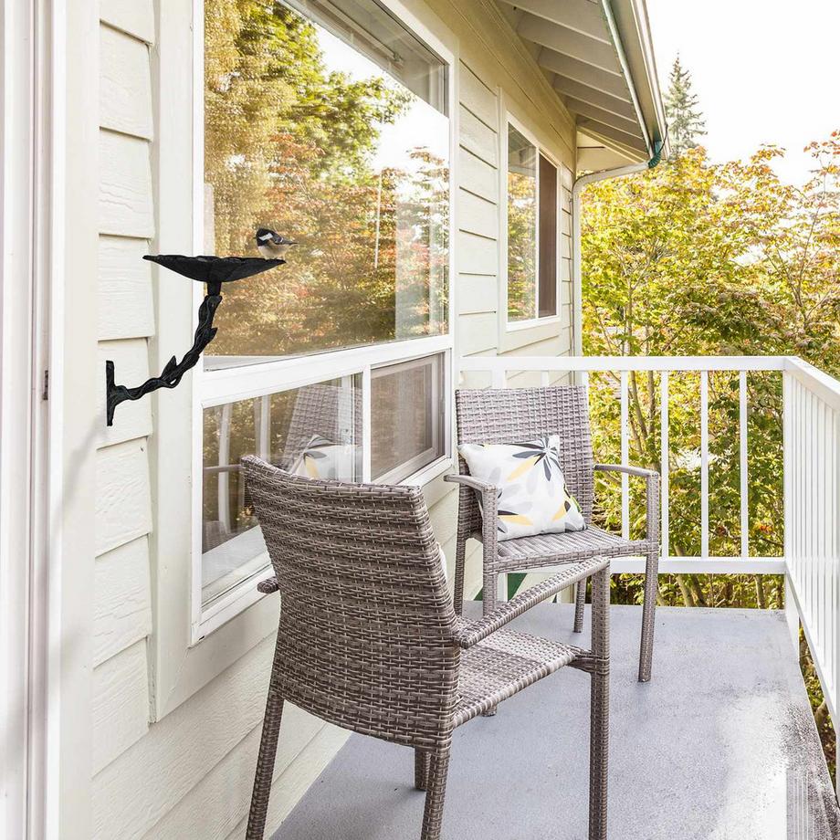 B2X  Vogelbad aus Gusseisen für die Wand 