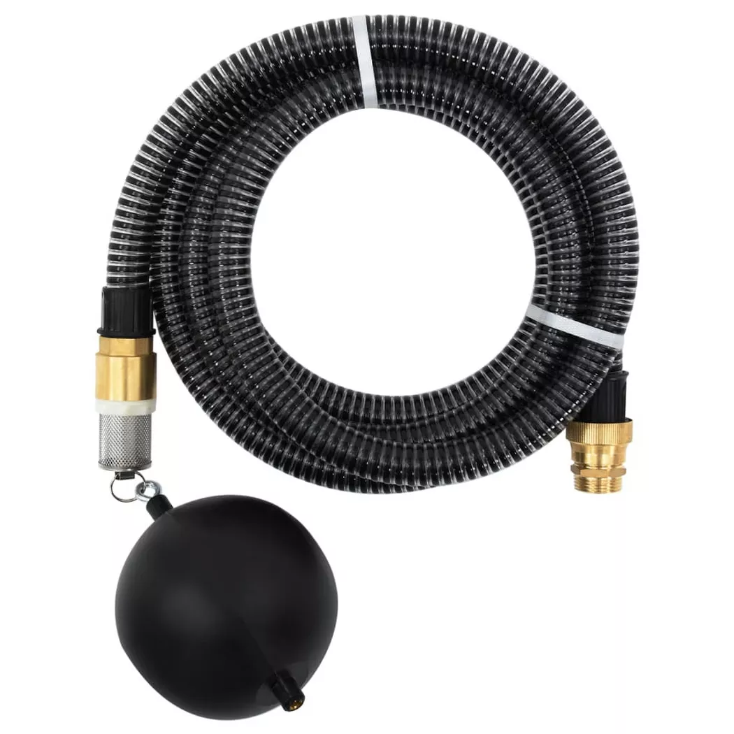 VidaXL - tubo di aspirazione PVC, One Size, Nero