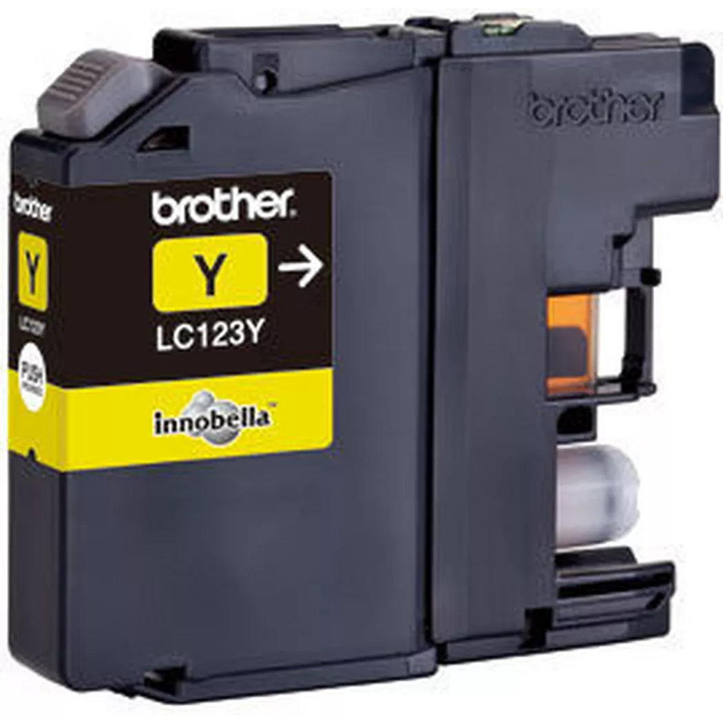 E+P Elektrik – BROTHER Tintenpatrone yellow LC-123Y DCP-J4110DW 600 Seiten, Gelb, One Size