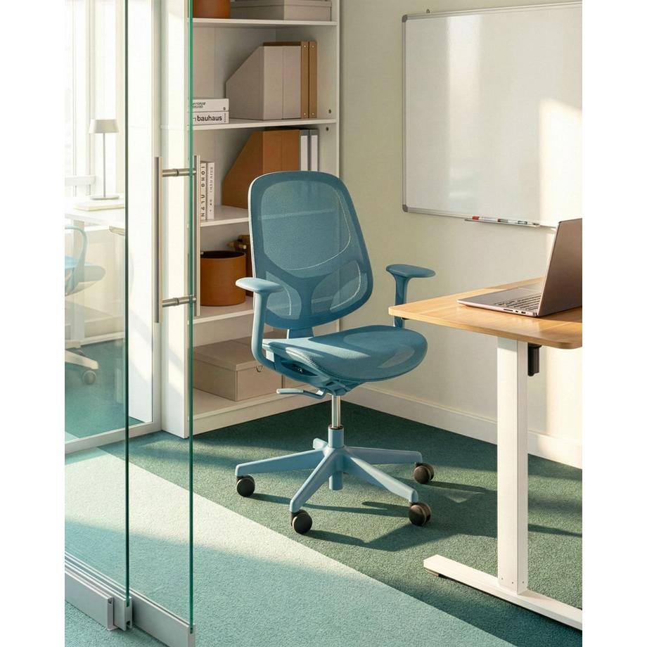 Beliani Chaise de bureau en Tissu maillé Moderne AERI  
