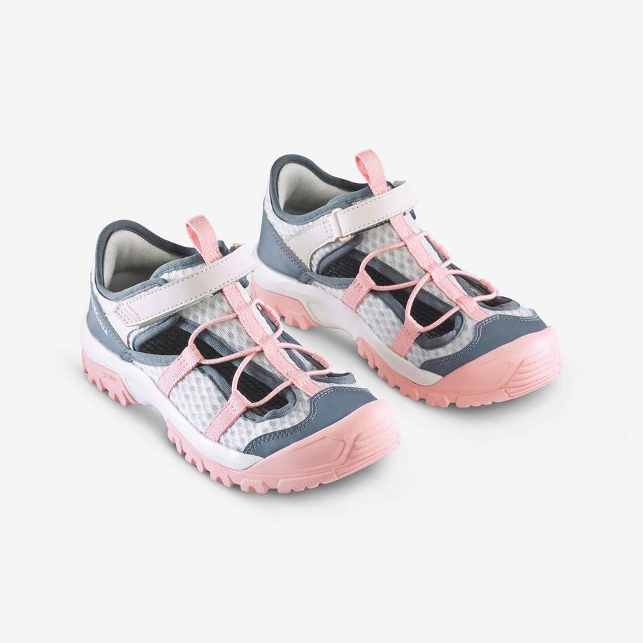 QUECHUA MH150 Wander-Sandalen für Kinder Rot  