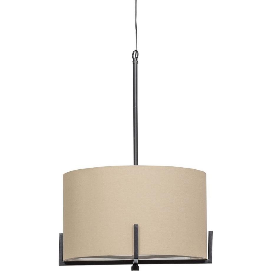 mutoni Suspension Holly noir naturel 53x53  