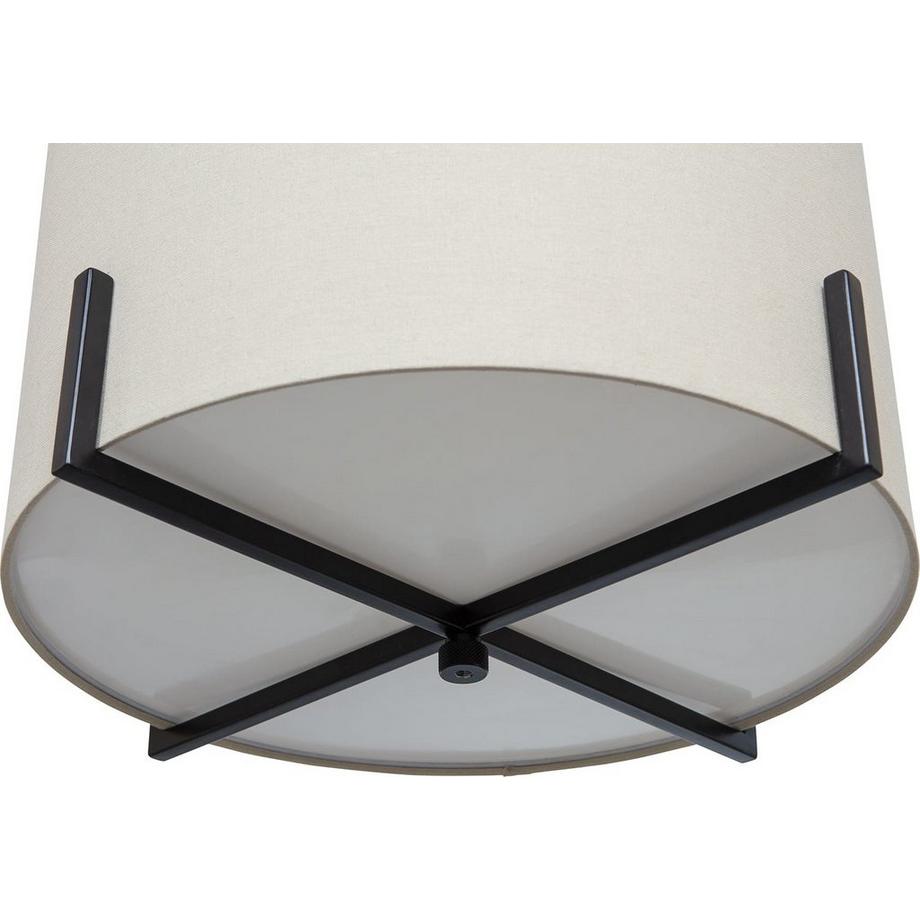 mutoni Suspension Holly noir naturel 53x53  