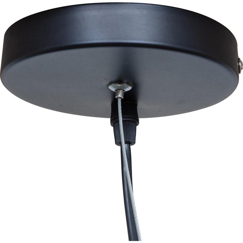 mutoni Suspension Holly noir naturel 53x53  