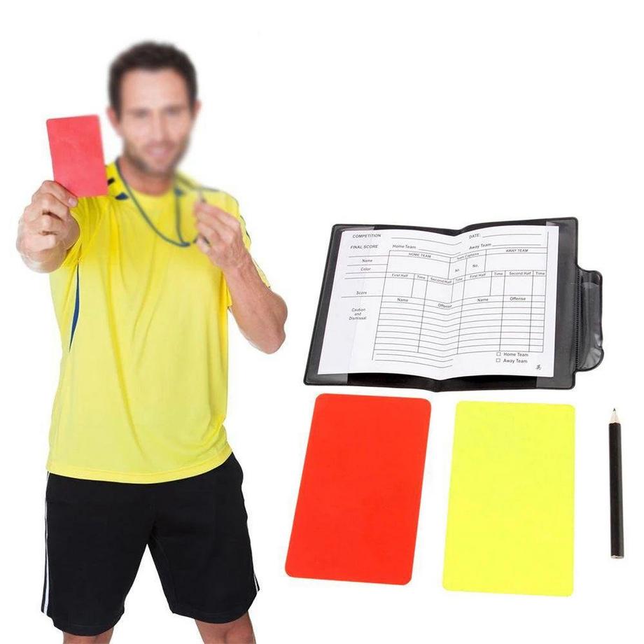 Northio  Set mit Schiedsrichterausrüstung - Halter aus Leder 