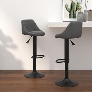 VidaXL Tabouret de bar velours  