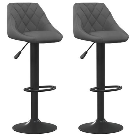 VidaXL Tabouret de bar velours  