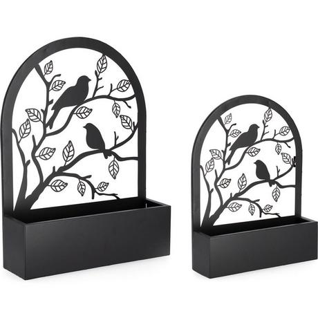 mutoni Jardinière Rosalinda noire (lot de 2)  