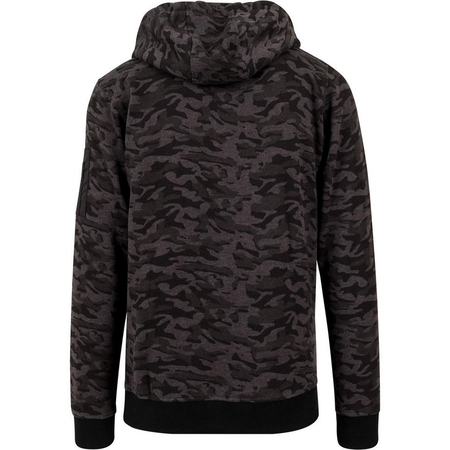URBAN CLASSICS Camo Bomber Hoodie  
