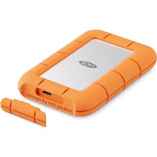 LACIE  STMF500400 Externes Solid State Drive 500 GB Grau, Orange 