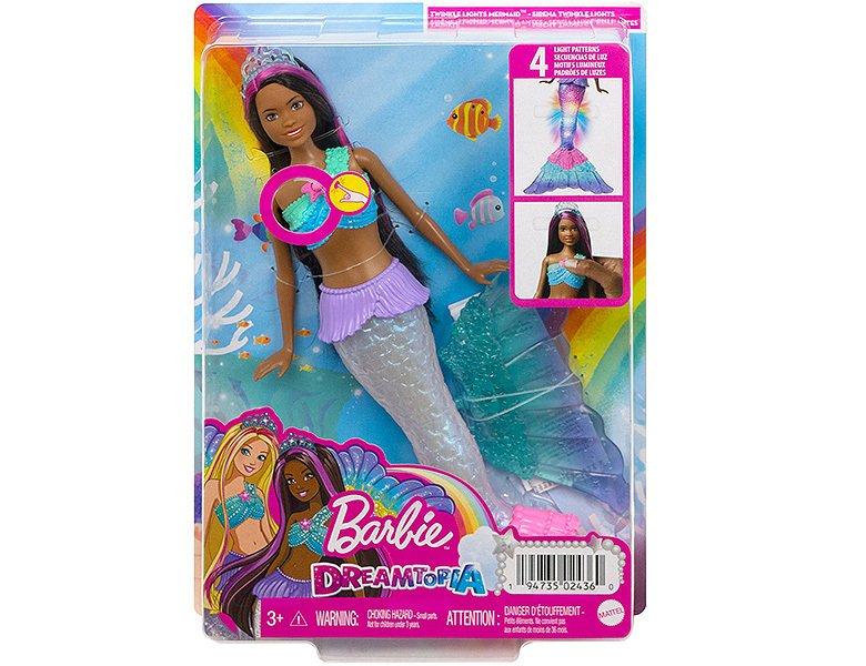 Barbie  Dreamtopia Zauberlicht Meerjungfrau Brooklyn Puppe 