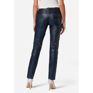 RICANO  Pantalon en cuir  Donna, avec éléments de biker 