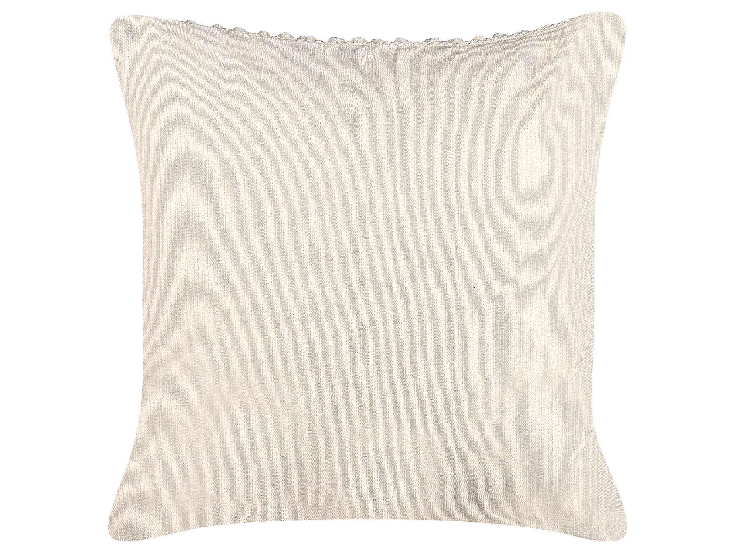 Beliani Coussin en Coton Boho OXALIS  