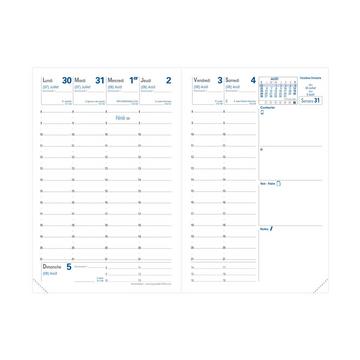 Einlagen für Terminkalender - Wöchentlich - 10x15 cm - Einlagen - Jahr 2023-2024