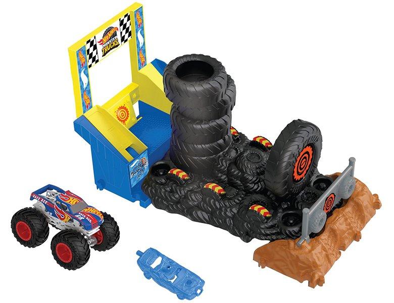 Hot Wheels  Monster Trucks Arena World: Race Ace's Tire Smash Race (1:64) 