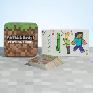 MINECRAFT  Minecraft - Spielkarten mit Metallgehäuse 